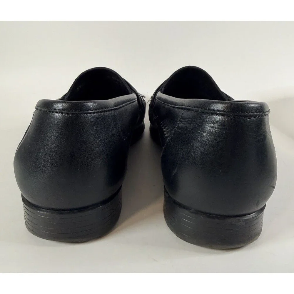 Giorgio Brutini Milan Men's Loafer Shoes Size 11 Black Leather Tassel Kilti